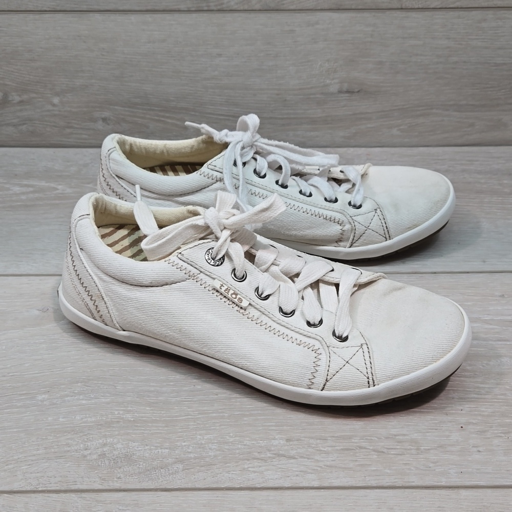 Taos Womens Star Canvas Moc Lace Up  Sneakers shoes sz 9